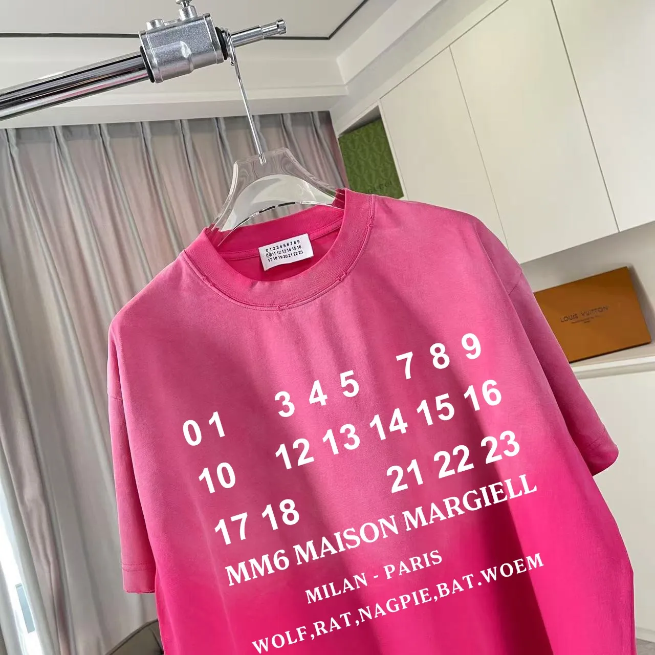 MM 6 2025 New Arrival logo 320g t Same Style Size：S M L XL XXL ：Black Gray Black Red